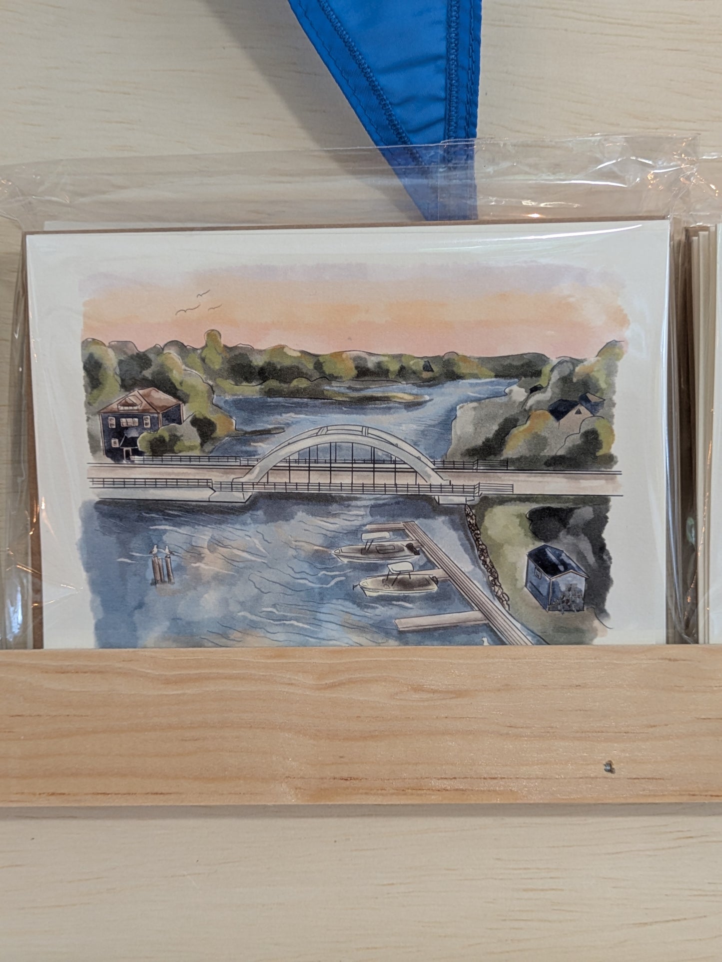 Everyday Illustrated Notecards, Set of 4 with Envelopes
