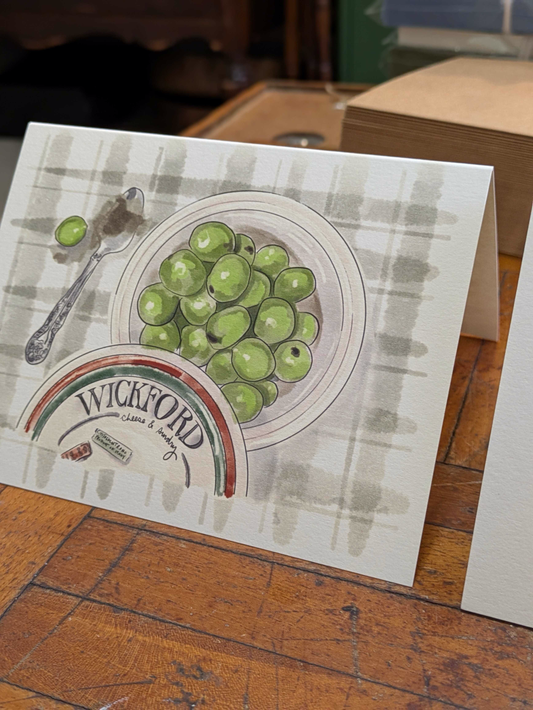 Everyday Illustrated Notecards, Set of 4 with Envelopes
