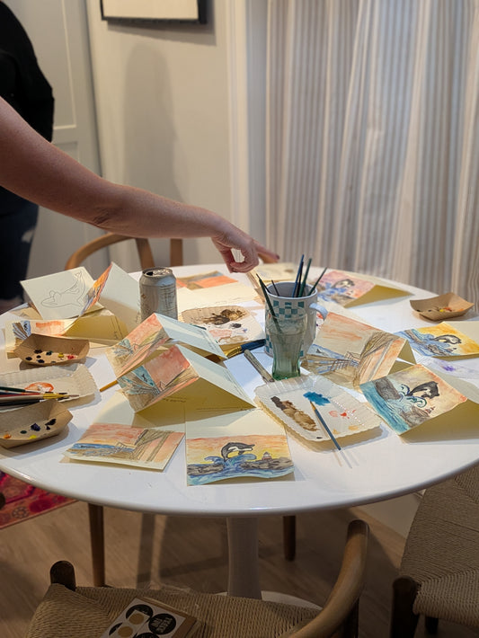 Sips & Watercolor with Buttercup x Fleetwood Studio | 11/12/25 6-8p @ Buttercup Flower & Wine Bar