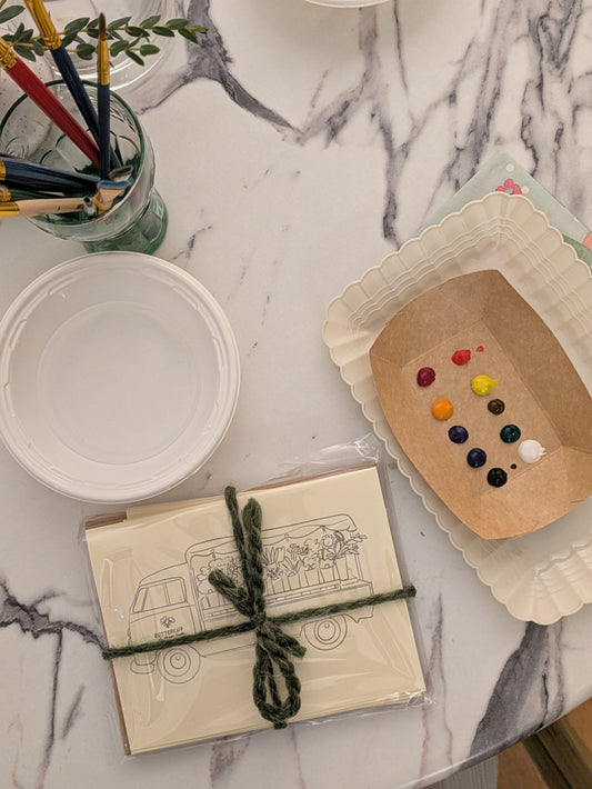 Sips & Watercolor with hotmomsclub x Fleetwood Studio | 4/29/26 6-8p @ Buttercup Flower & Wine Bar